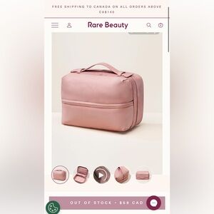 Rare Beauty Puffy Toiletry Bag - Mauve